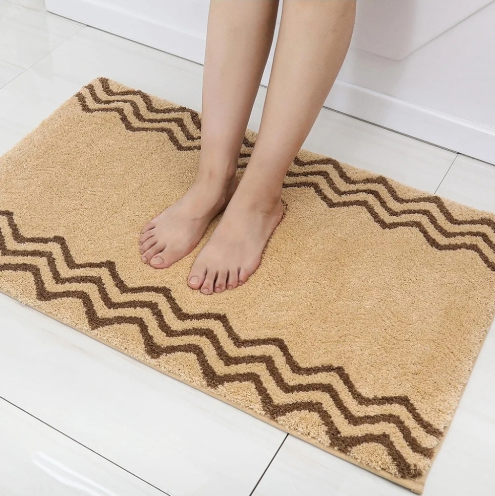 Extra Thick Bath Rug Anti-Slip Bath Mat Soft Plush 17x24 Inches